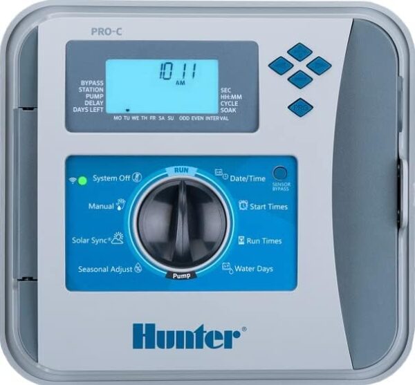 Hunter Pro-C P2C-400 Indoor Outdoor Modular Controller 4-Station Base Timer Expandable to 32 Stations w/ Optional Expansion Modules - P2C400 Replaces PC400 and PC400i (P2C-400 with 4 Zones) - Image 2