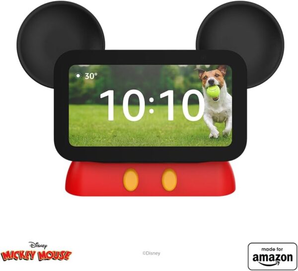 Made for Amazon, Disney Mickey Mouse-inspired Stand for Amazon Echo Show 5 (2023 Release)