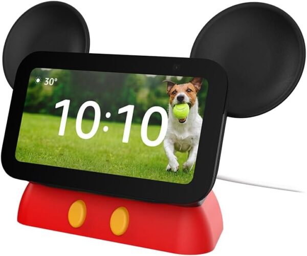 Made for Amazon, Disney Mickey Mouse-inspired Stand for Amazon Echo Show 5 (2023 Release) - Image 3