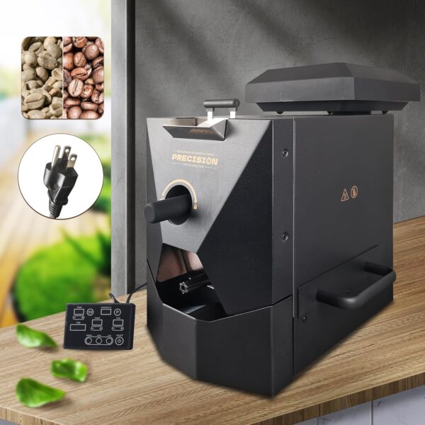 500g automatic coffee roaster machine for home use with smoke filter and chaff collector - Image 7