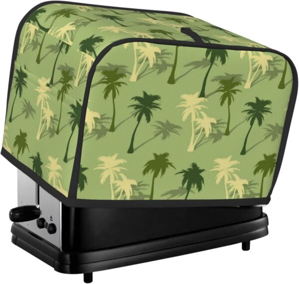 2 Slice Toaster Covers Dust Protection Bread Maker Covers Toaster Cover Kitchen Accessories Washable Appliance Cover Hawaii Tropical Camouflage Plants