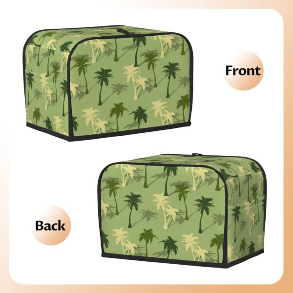 2 Slice Toaster Covers Dust Protection Bread Maker Covers Toaster Cover Kitchen Accessories Washable Appliance Cover Hawaii Tropical Camouflage Plants - Image 3