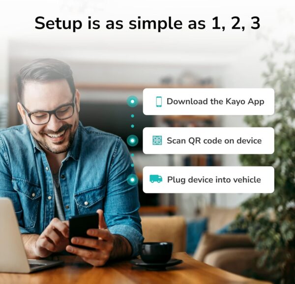 Kayo Business Fleet, GPS Tracker for Vehicles, 4G LTE & 5G, Real-Time GPS Tracking, 14-Day Free Trial, Simple Activation, Simple Plug-in Car GPS Tracker - Image 6