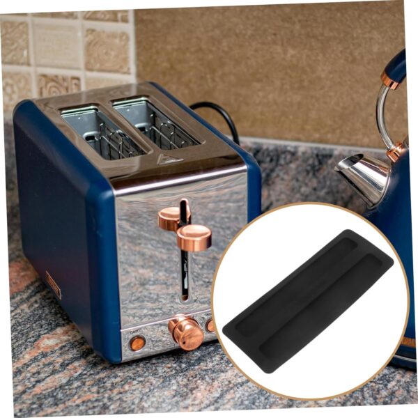 SHOWERORO Toaster Cover Accessories for Bread Maker Machine Retro Toaster Breadmaker Machines Simple Toaster Lid Dust Cover for Toaster Two-grid Cover Breakfast Maker Cover Black - Image 6