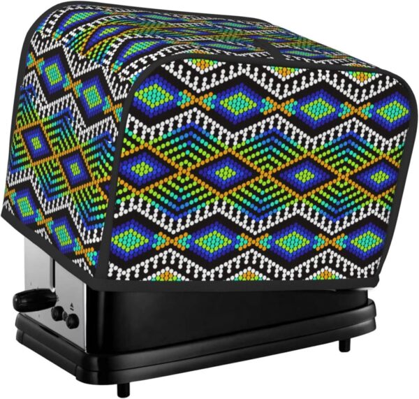 2 Slice Toaster Covers Dust Protection Bread Maker Covers Toaster Cover Kitchen Accessories Washable Appliance Cover Southwestern Aztec Native American Pattern