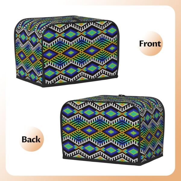 2 Slice Toaster Covers Dust Protection Bread Maker Covers Toaster Cover Kitchen Accessories Washable Appliance Cover Southwestern Aztec Native American Pattern - Image 3