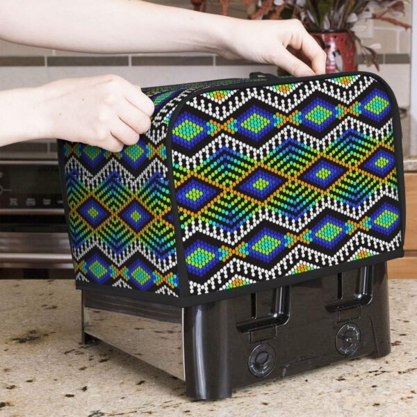 2 Slice Toaster Covers Dust Protection Bread Maker Covers Toaster Cover Kitchen Accessories Washable Appliance Cover Southwestern Aztec Native American Pattern - Image 7